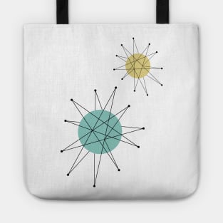 Franciscan Starburst Mid Century Atomic Age Tote