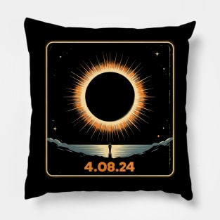 Total Solar Eclipse 2024 Totality Funny Total Eclipse Pillow