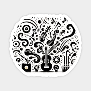 Musical Craziness Magnet