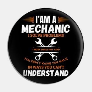 I Am A Plumber I Solve Problems Quote Template Contrast Flat Key Texts Tools Pin