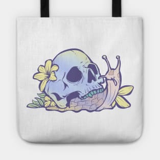 Pastel Goth Kawaii Eboy Egirl Emo Cute Skull Snail Grunge Tote