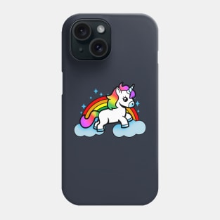 Cute Kawaii Unicorn On Cloud Gift For Unicorn Lovers Phone Case