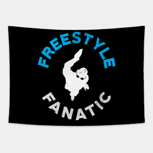 Freestyle Fanatic Swimmer Tapestry