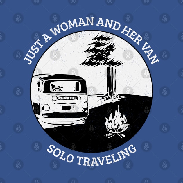 Just a Woman And Her Van Solo Traveling by Simple Life Designs