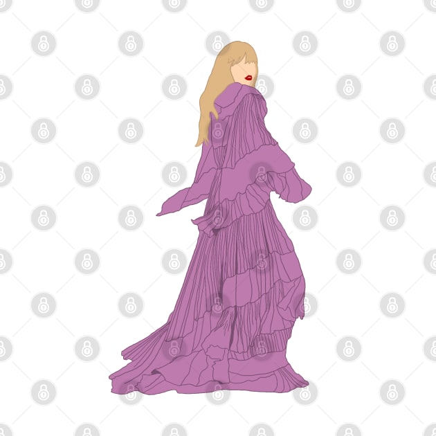 Eras Folklore Purple Dress by NahNahHeyJudy