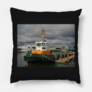 Tug Boat Herbert Pillow