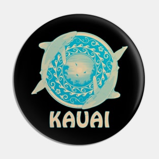 Kauai Oceanic Whitetip Sharks Pin