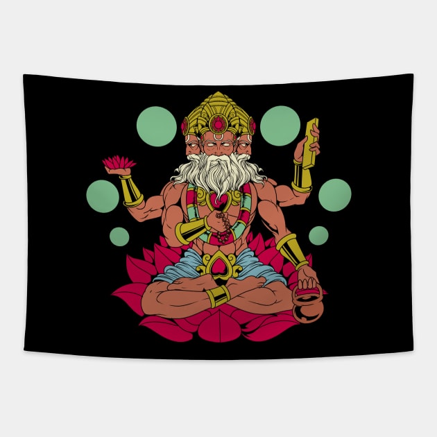 Hindu god tapestry clearance