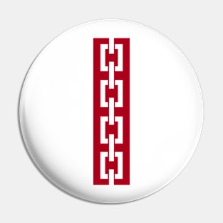 Vertical Red Chain Pin