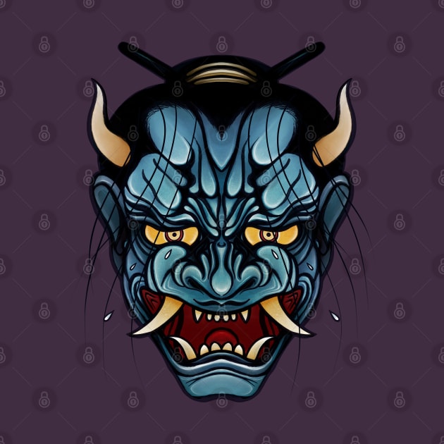 Tears of the Hannya - Oni mask by MonoMano