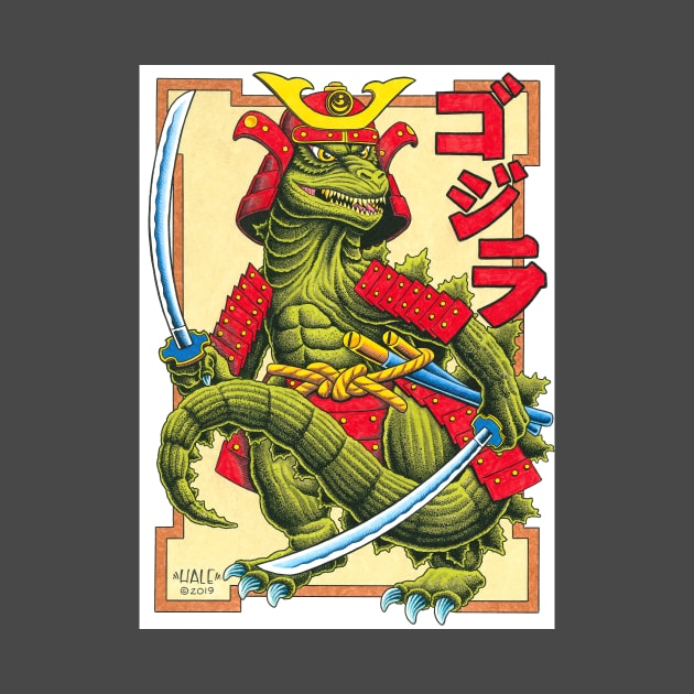 Samurai Kaiju-color by Stolencheese