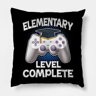 Level Complete Gamer Class Of 2024 Pillow