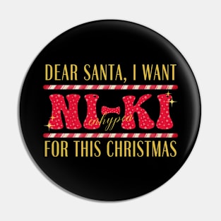 I Want Ni-ki For This Christmas ENHYPEN Pin