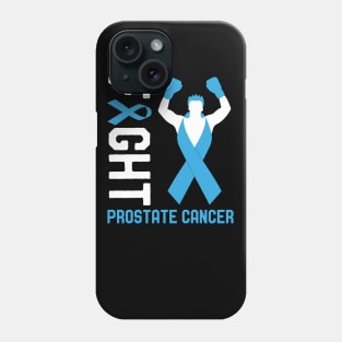 Fight Prostate Cancer Awareness Month Day Survivor Ribbon Phone Case