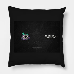 Tactical Teddies Hunter and logo mask Pillow