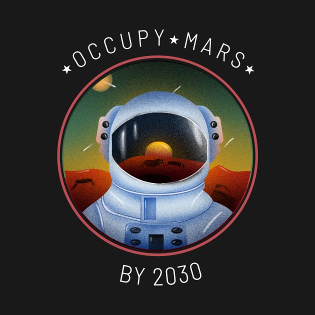 Occupy Mars By 2030 Astronaut by kansaikate