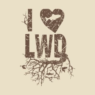 I LOVE LARGE WOODY DEBRI FISHERIES HABITAT RIVER ECOLOGY T-Shirt