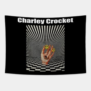 Illuminati Hand Of Charley Crocket Tapestry