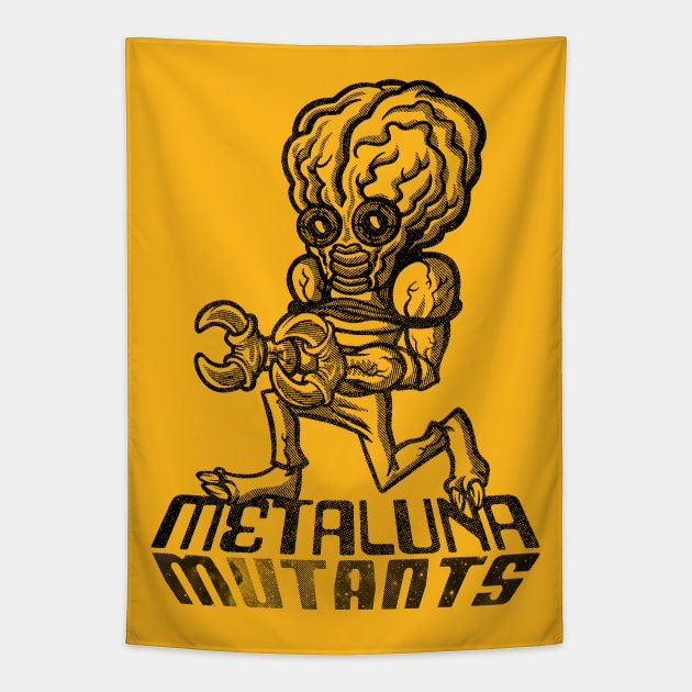 Metaluna Mutants (black) Tapestry by GiMETZCO!