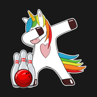 Unicorn bowling dabbing Unicorn children dab T-Shirt