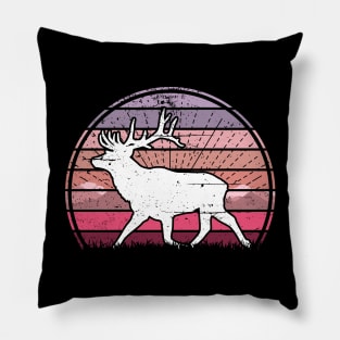 Deer Sunset Pillow