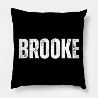 Brooke Name Gift Birthday Holiday Anniversary Pillow