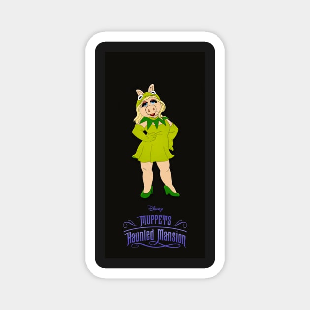 MISS PIGGY HALLOWEEN CUSTOM Magnet by semekadarso