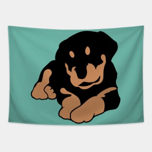 Rottweiler Pup Tapestry