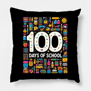 Happy 100 Days Of School Pillow
