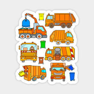 Trash Truck Kids Magnet