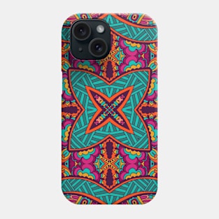 Colorful Oriental Rug Mandala Boho Pattern Phone Case