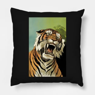Circus Series Roaring Tiger Pillow