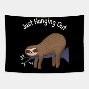 Just Hanging Out Sloth Tapestry