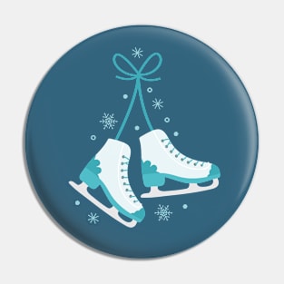 Ice Skates Pin