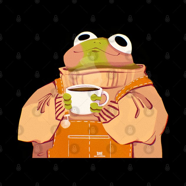 Cozy Frog by Emma's Illustrations