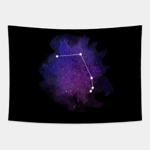 Aries constellation on black Tapestry by hedehede