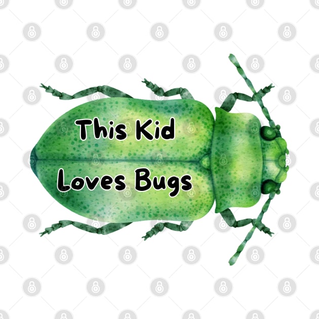 Kids Entomology Shirt by TrapperWeasel