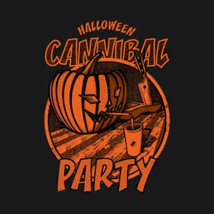 Halloween (Pumpkin) Cannibal Party T-Shirt