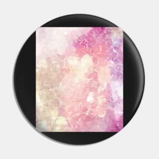 Pink,Cream and Purple Galaxy Marble Effect Design Pin