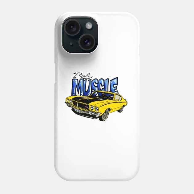 1970 Buick Skylark GSX Muscle Car Design Phone Case by russodesign