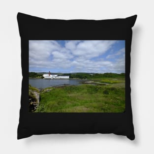 Distillery, Isle of Islay, Scotland Pillow