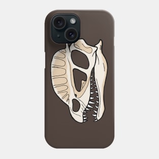 Dilophosaurus Skull Phone Case