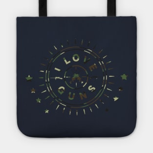 I Love Guns Weapons Tote