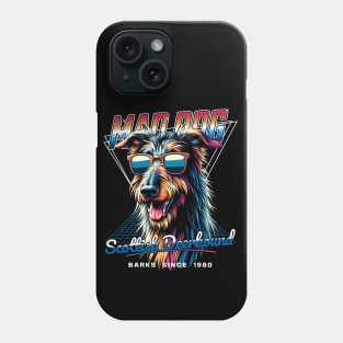 Mad Dog Scottish Deerhound Dog Phone Case