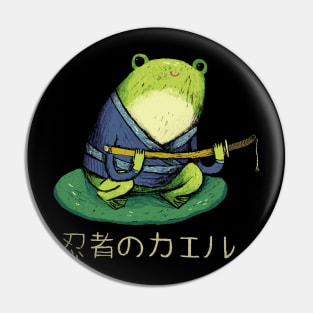 ninja frog Pin