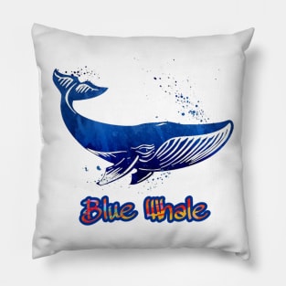 Blue whale Pillow