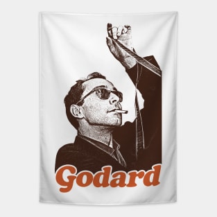 Jean-Luc Godard  † Retro Fan Art Tapestry