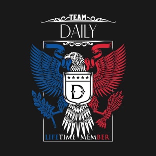 Team Daily Lifetime Member, Daily Name, Daily Middle Name T-Shirt