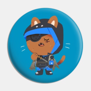 Meowverwatch - Walk it off Pin