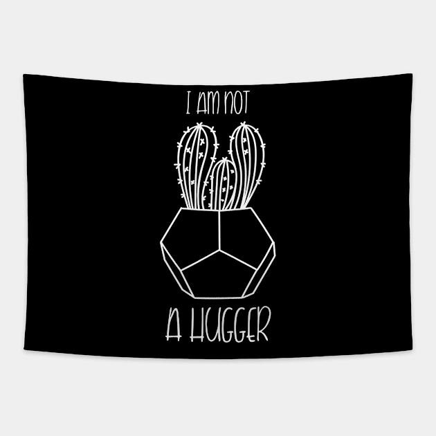 I Am Not A Hugger Tapestry by Antisocialeyez